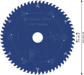 Bosch EXPERT lamināta ripzāģa asmens 216 mm T60.